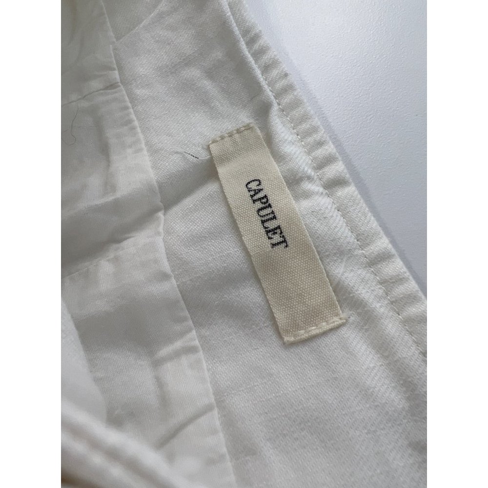 Capulet Ravenna Lace Front Short Womens XS High Rise Side Zip White Cotton Blend - Picture 4 of 8